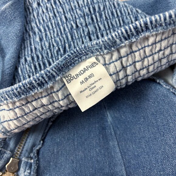 Y2K No Boundaries Denim Corset Cami Tank Crop Top Size Medium 8-10 Women's - Picture 3 of 3